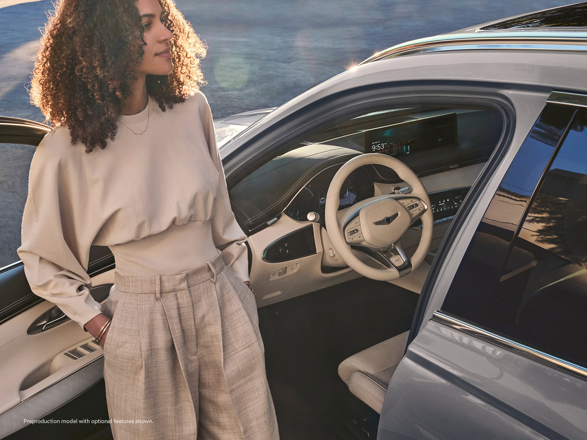 2023 Genesis Electrified GV70 shown